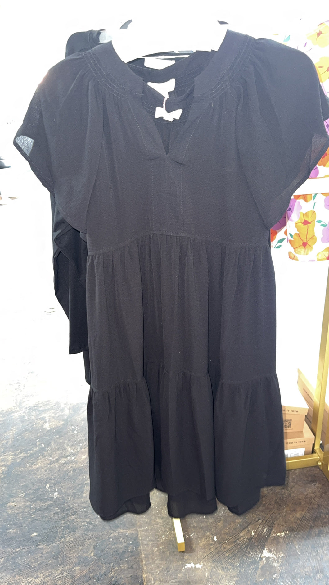 Black Guaze Dress